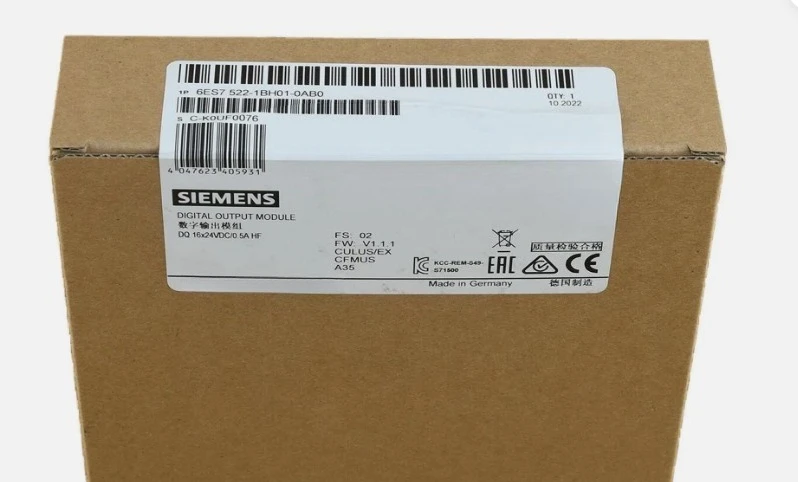 

Brand New Original 6ES7522-1BH01-0AB0 Industrial Automation PLC PAC Dedicated Controllers Fast delivery