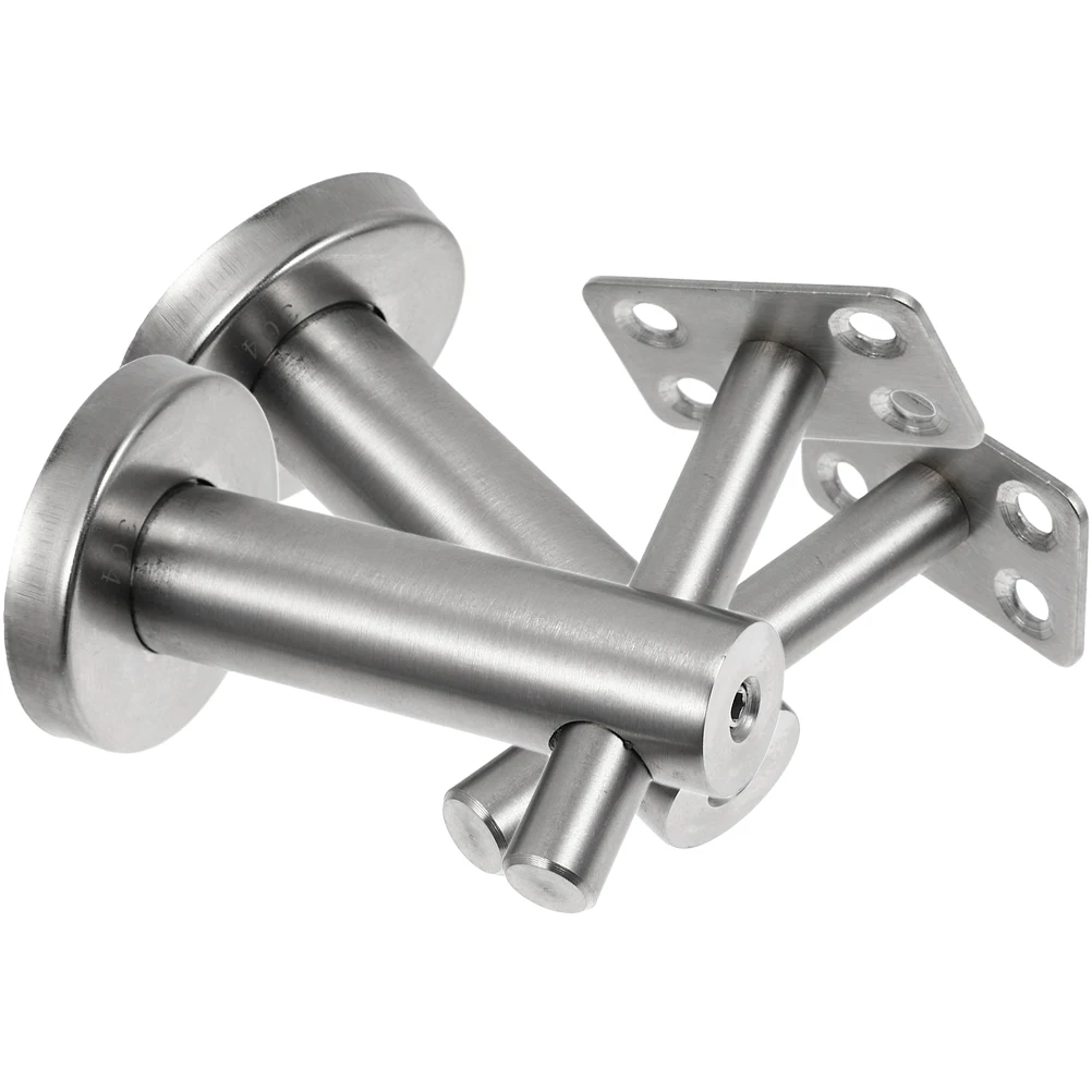 

2 Pcs Steel H Railing Brackets For Deck Rail rail Brackets Adjustable Support for Stairs Glass Indoor Railing Bracket Column