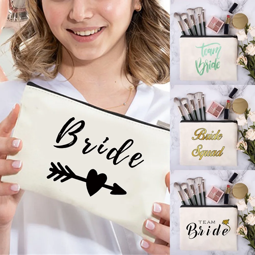 

Women Cosmetic Storage Organizer Hand Travel Bag Lipstick Makeup Pouch Fashion Zipper Clutch Phone Purse Bride Pattern