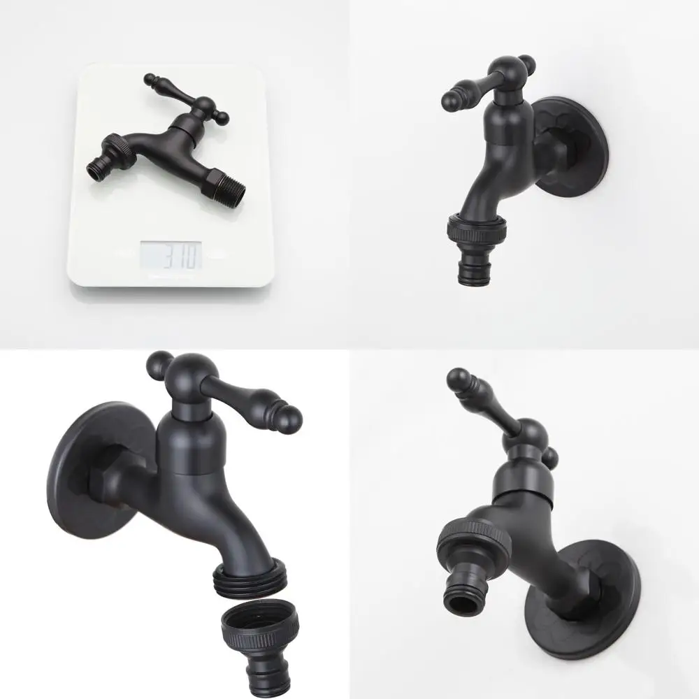 

Outdoor Wall Mount Garden Hose Faucet with Brass Construction for Sink and Basin Use