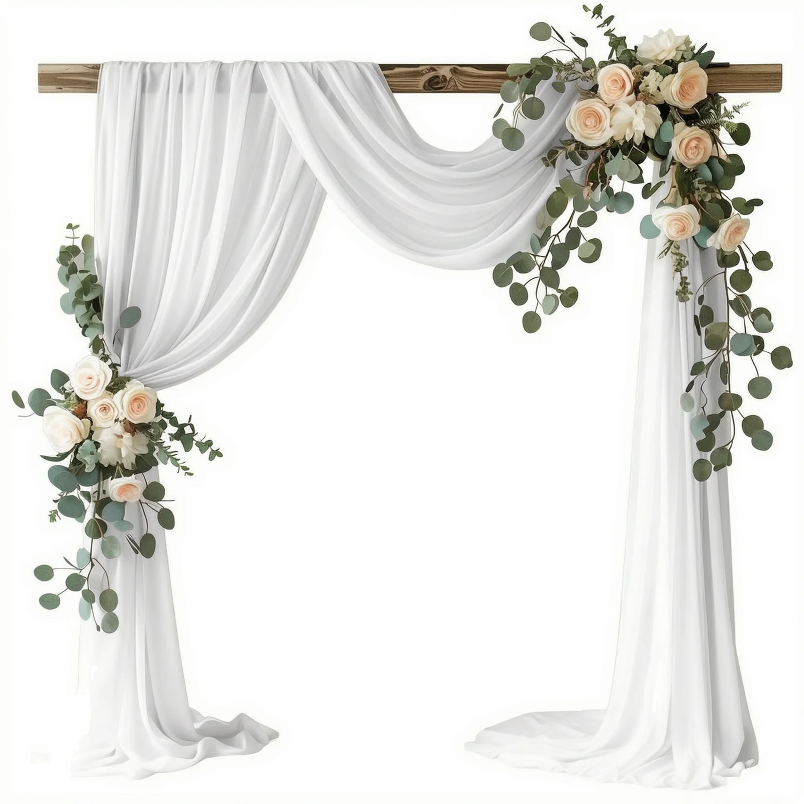 Wedding Arch Wedding Decor Tulle Fabric Silky Lightweight Wrinkle Resistant Drapes Stuff