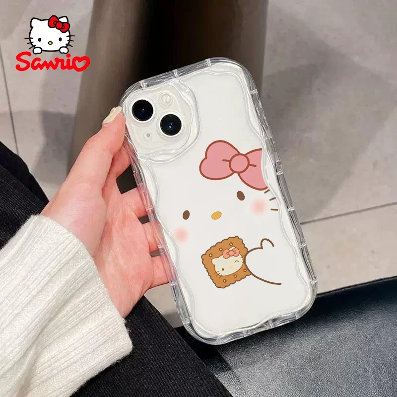 Kitty Cat Telefoonhoesje Iphone 16/15/14/13/12/11/x/xs/xs Max Girl Iphone Case Kt Mode voor Iphone My Melody 2025 Nieuw