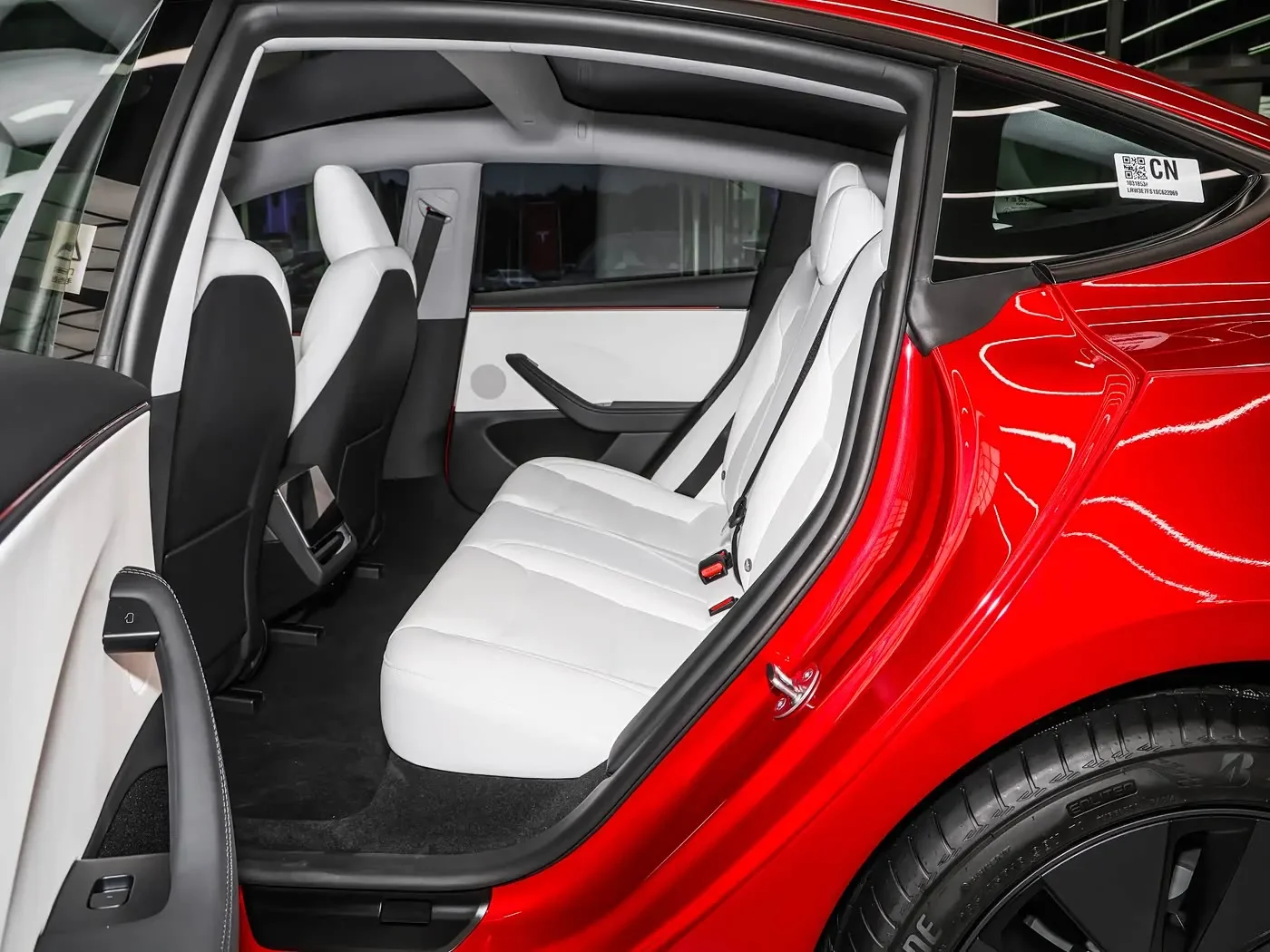 Spezieller Autositzbezug für Tesla Model 3 2023 2024 2025, PU-Leder Sitzkissen-Schutz, Autositzbezüge, Innenraumzubehör – Detail 3