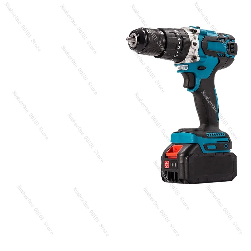 High-power 13MM three-function brushless motor impact drill Durable and long-lasting handheld lithium battery drill