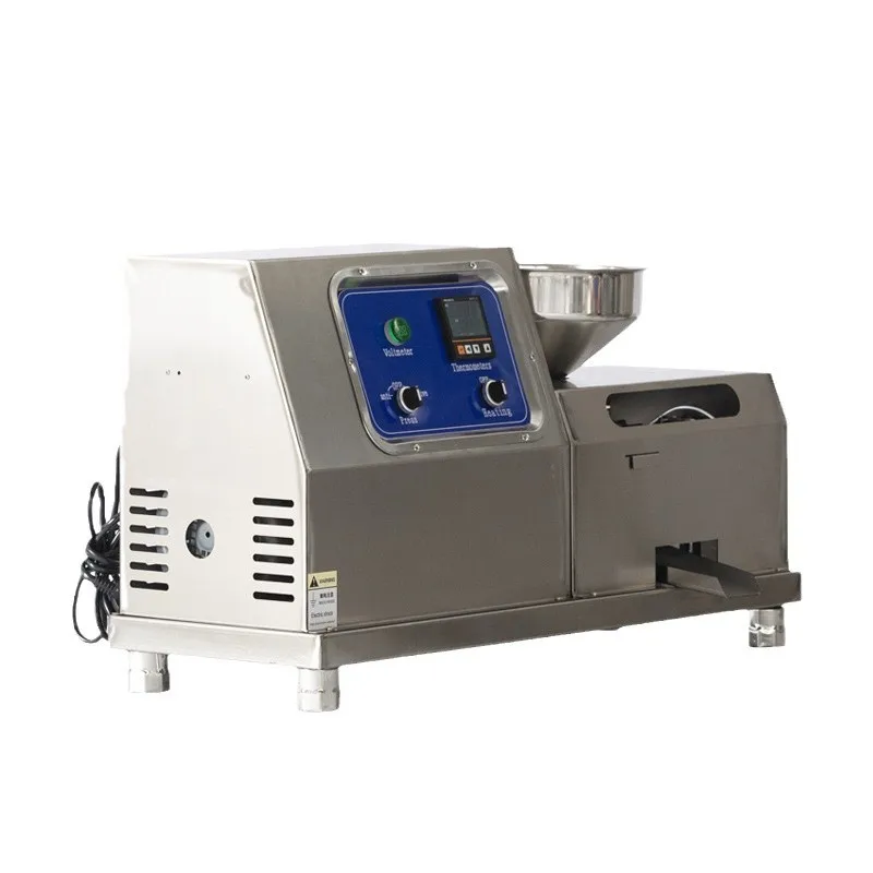 Fully automatic commercial medium-sized multi-functional oil press peanut vegetable edible oil press equipment spiral electric