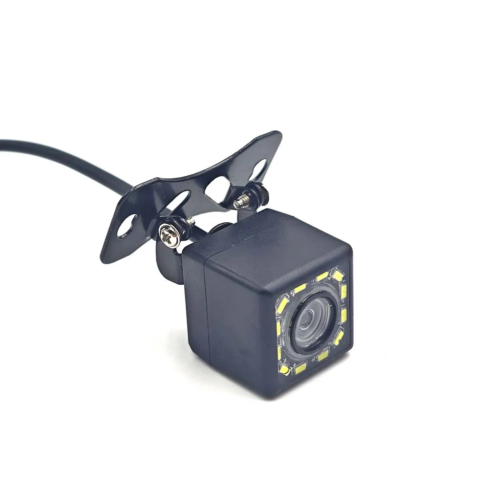 12 LED Wide Angle HD Car Rearview Camera Fits for Vehicle Backup Reverse Backup Parking Camera Universal Easy Install