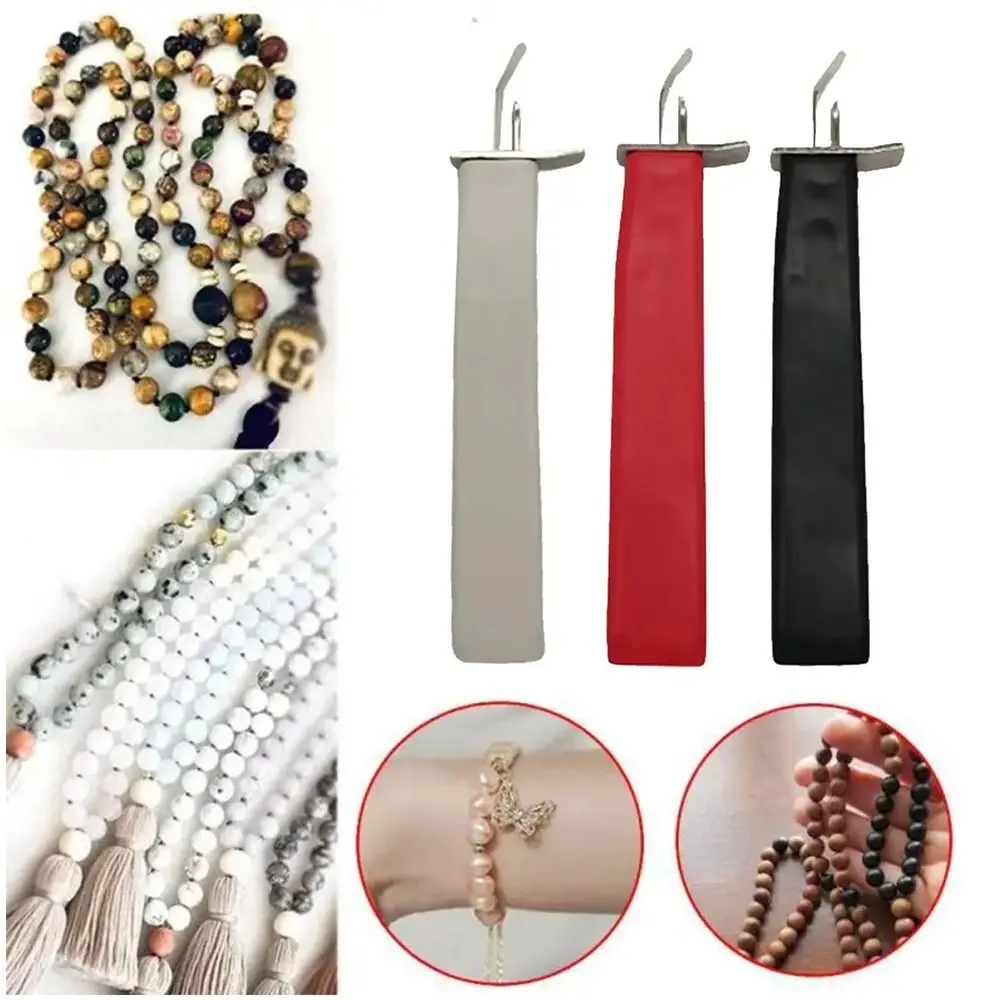 Loose Beads Beading Knotting Tool HeadBands DIY Craft Secure Knots Handmade Art Stringing Pearls Tools Jewelry Making Accessary