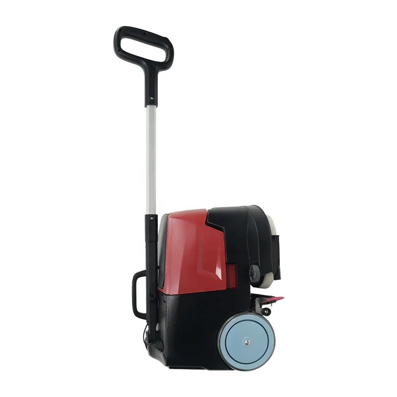 Commercial Handheld Floor Scrubber Dryer Automatic Wet Dry Vacuum Cleaner Machine with Lithium Battery Operation