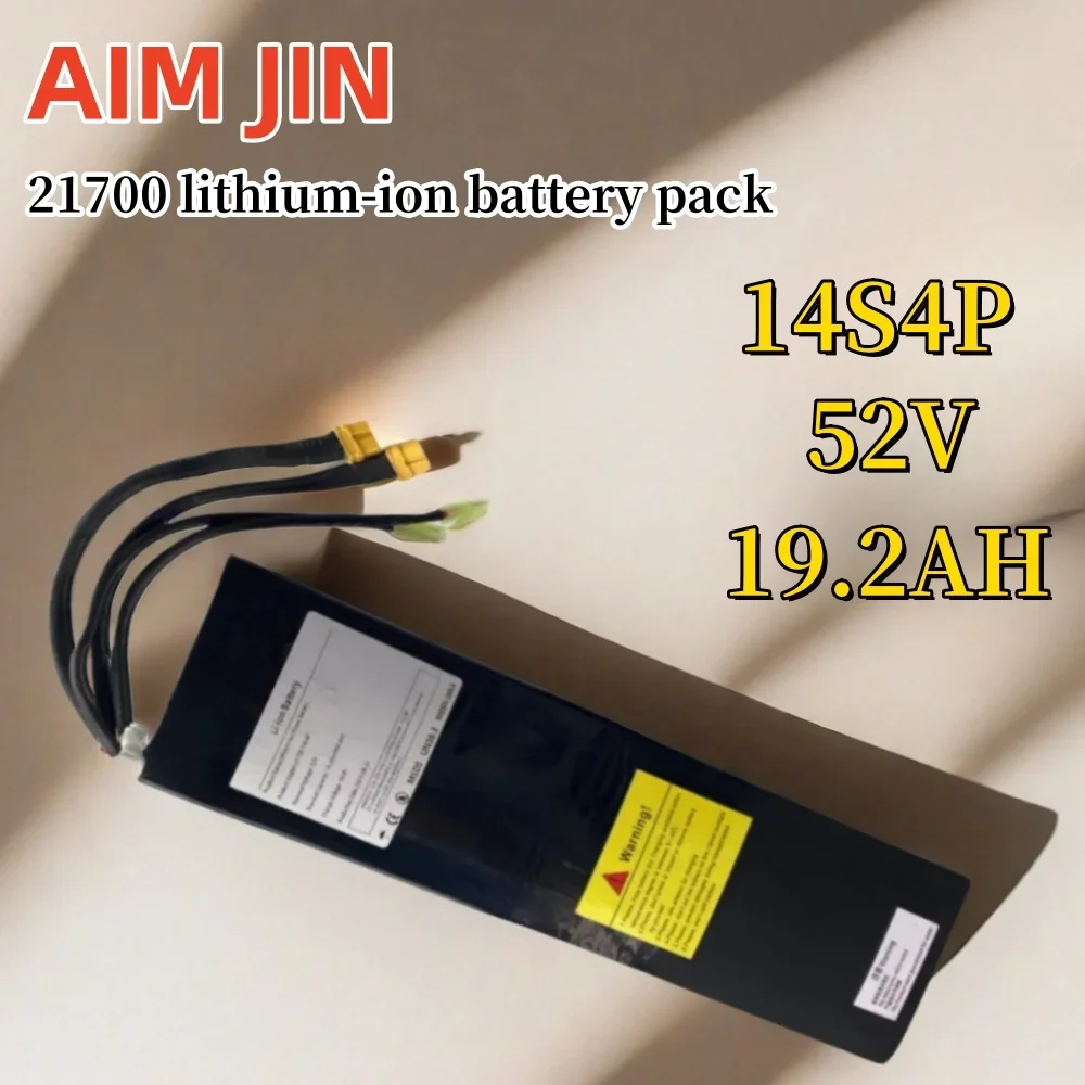 52V 19.2Ah 21700 14S4P Rechargeable Lithium Battery Pack Suitable For Dual Drive Scooter Battery