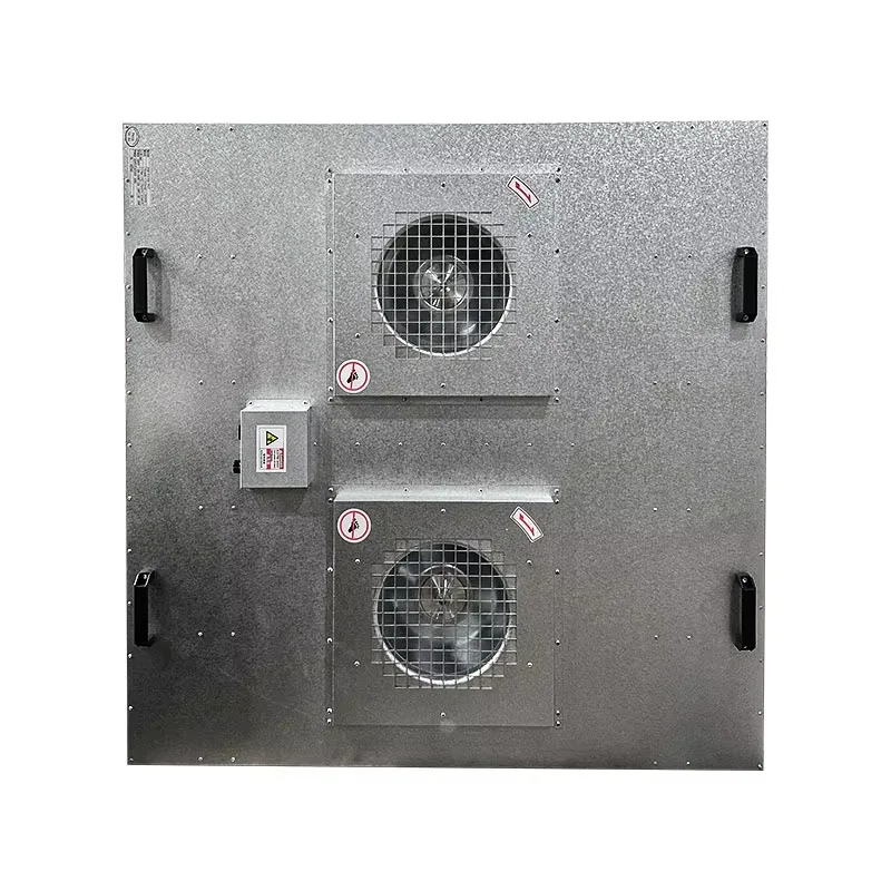 

Dual Fan Aluminum Impeller FFU Fan Filter Unit Air Purifier With HEPA Filter For Cleanroom High Airflow Low Noise Purification