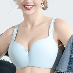 Womens Seemless Balconette Lightly Padded Push Up Bras Full Cup Support Underwire Female Lingerie 34 36 38 40 42 C D E F G H I J