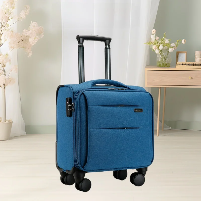 

Ox Cloth Lage Bag with Four-Way Rotating Wheels for Men And Women Suitable for Travel Available in 2 Inch And 6 Inch...