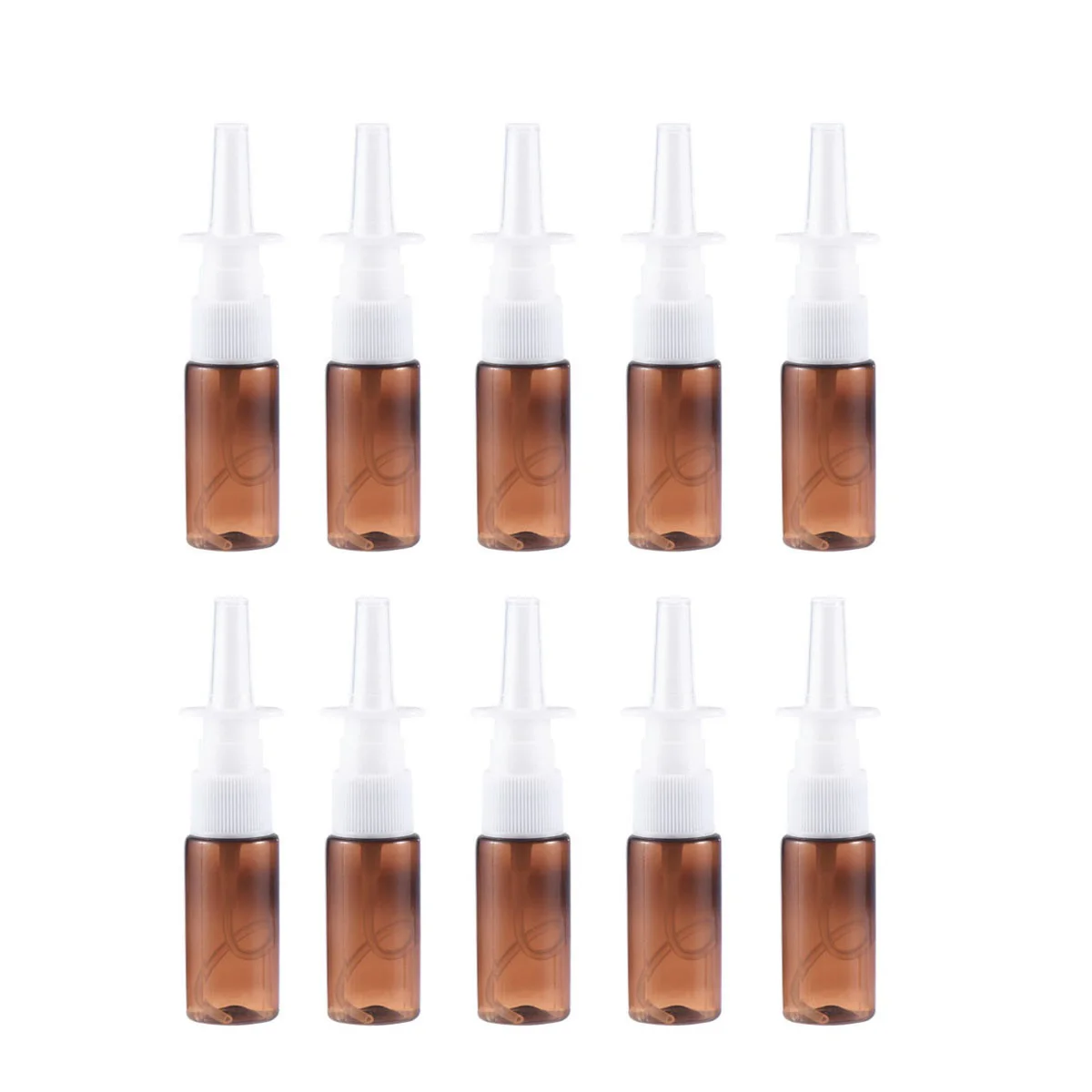 30ml Plastic Nasal Sprayer Bottles Refillable Fine Mist Spray Bottles With Fine Nose Sprayer Press Spray Head Perfume