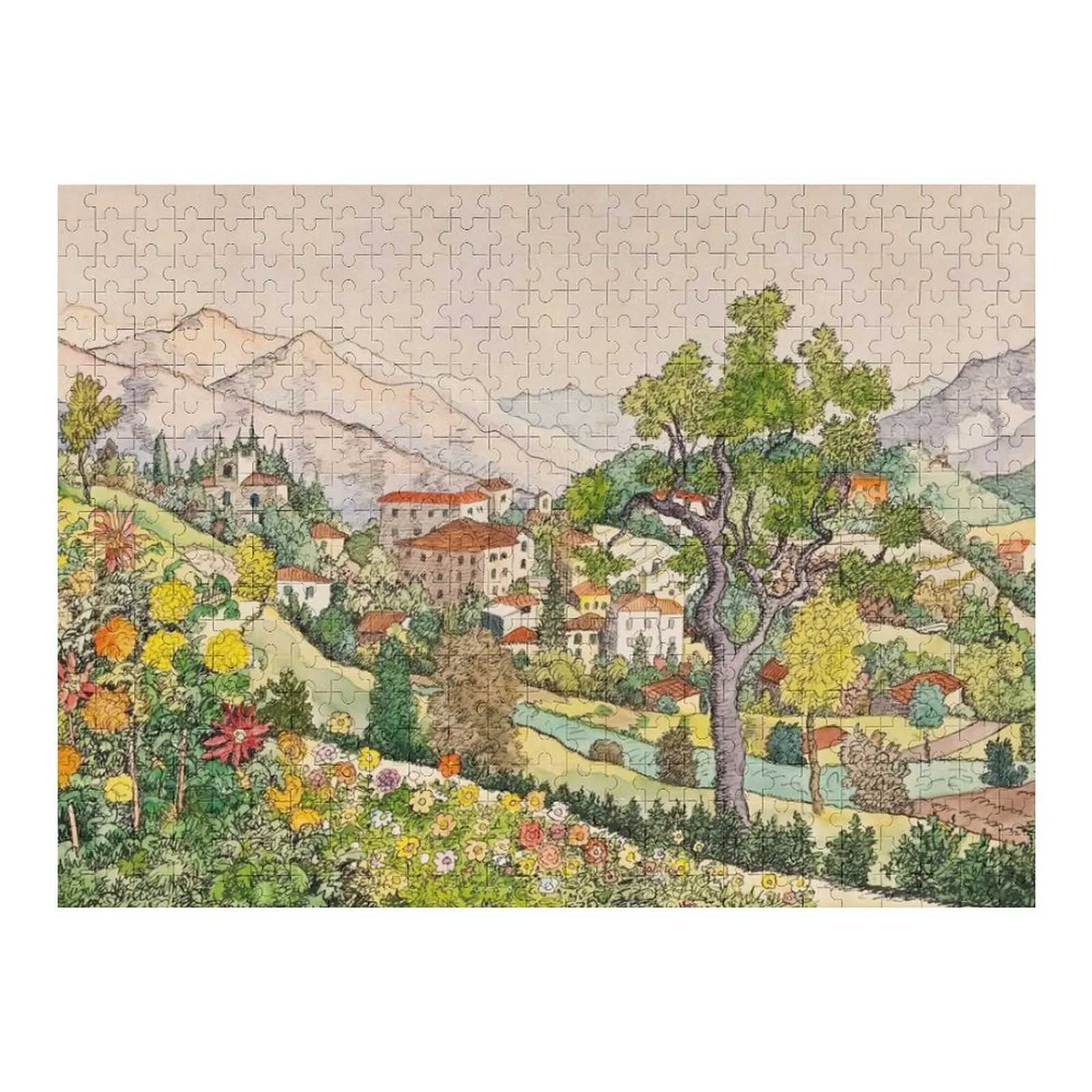 

Hermann Hesse - Montagnola (1933) Пазл Woodens для взрослых Детский пазл на заказ