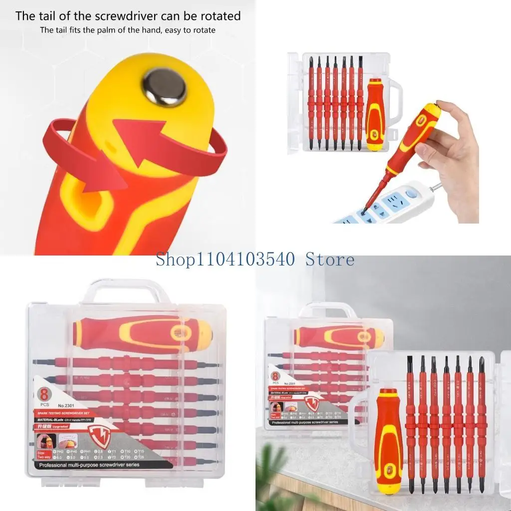 

02DC 15 In 1 Changeable Insulated Screwdriver Set With and Slotted