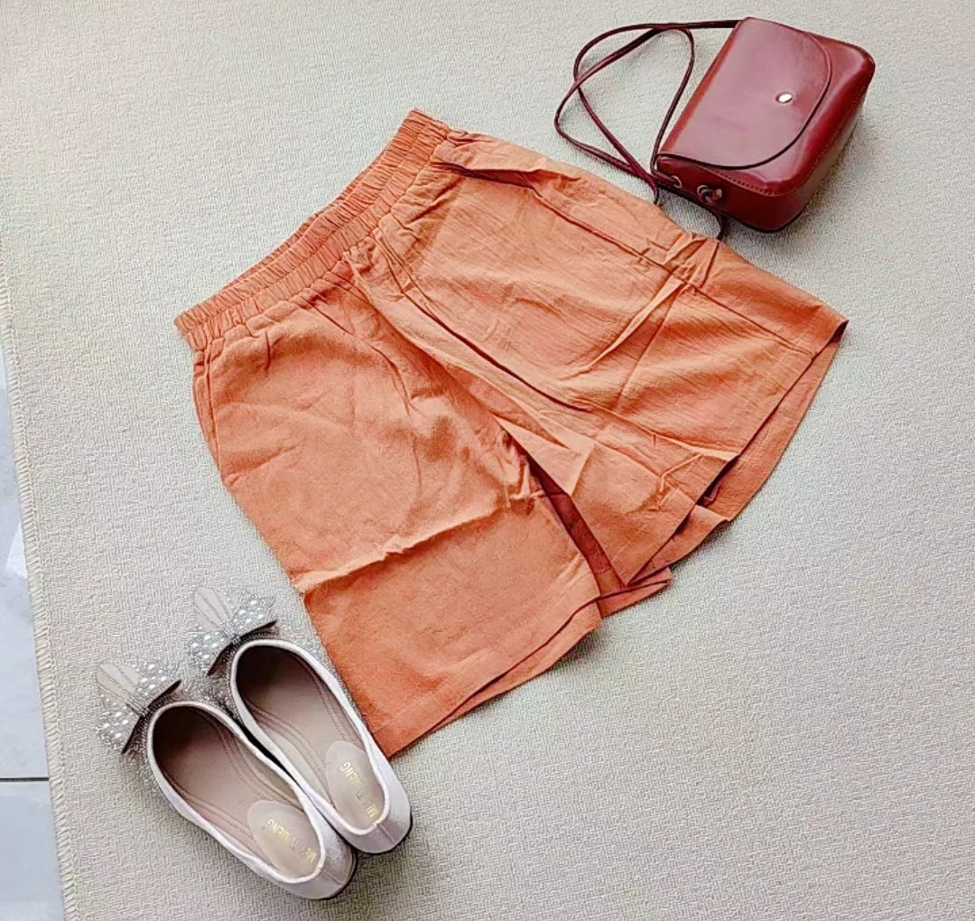 

Pop New Fat MM Fashion Solid Color Large Size Simple And Loose Versatile Design Feeling Pants For Children