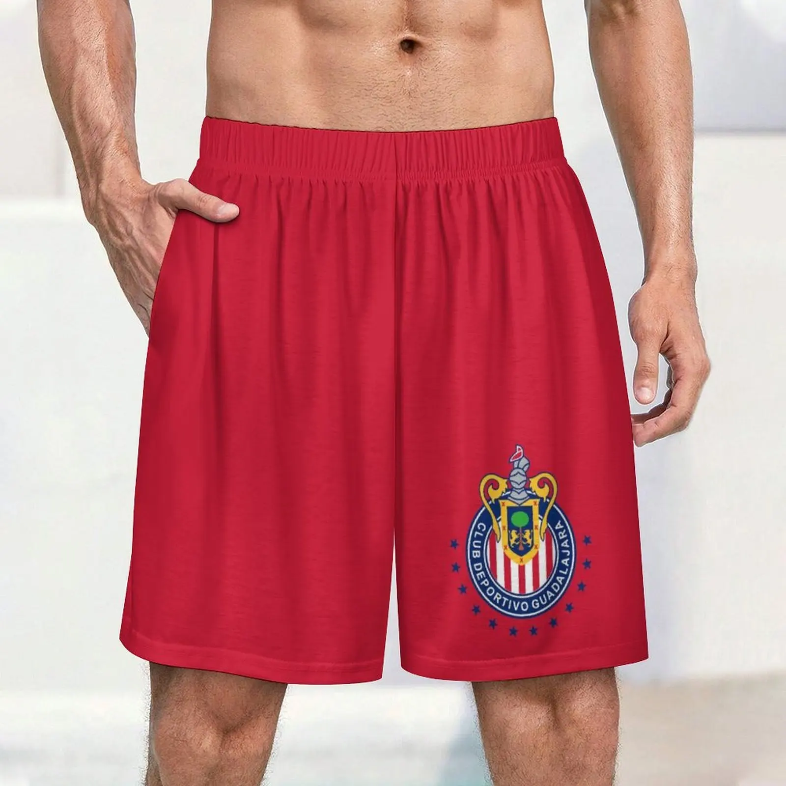 

Mexico Chivas Guadalajara Summer Pajama Trouser Short Half Pants For Men Sleep Home Wear Breathable Comfort Casual Sport Fitness