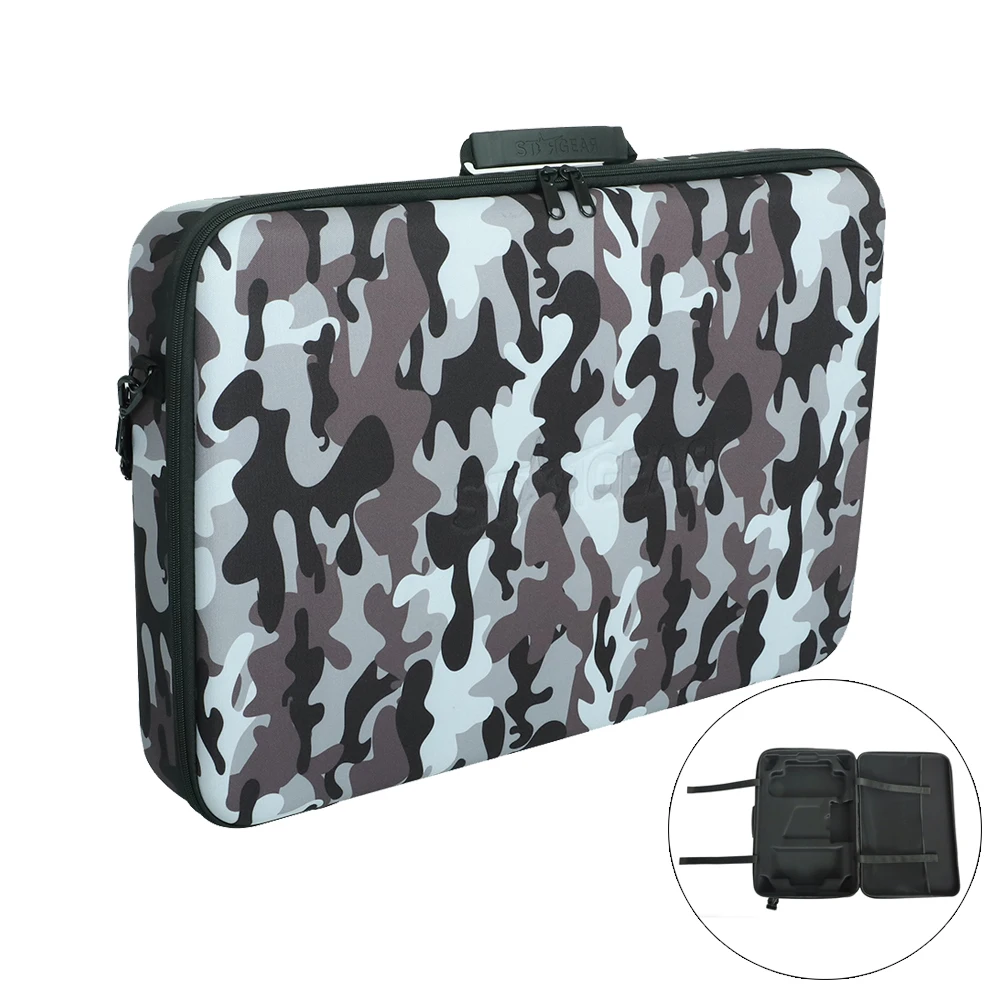 For Rectangular Starlink Kit V3 Hard Travel Case Waterproof Hard Shell Travel Storage Carry Bag Portable Carrying Box Camouflage