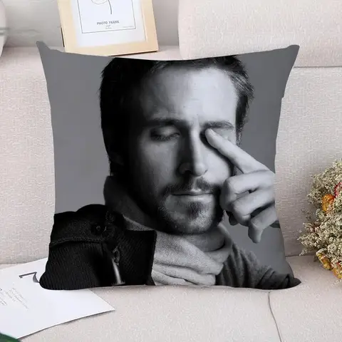 Ryan Gosling 장식용 침대 쿠션, 소파 베개 커버, 어린이 쿠션 커버, 45x45