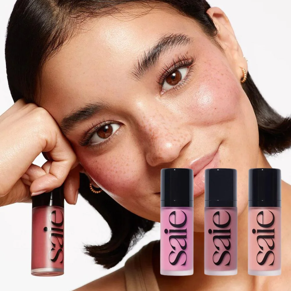 Resaltador líquido Glowy Super Gel Starglow Saie, súper Gel, sombra facial encantadora, líquido resaltador, maquillaje Natural Saie