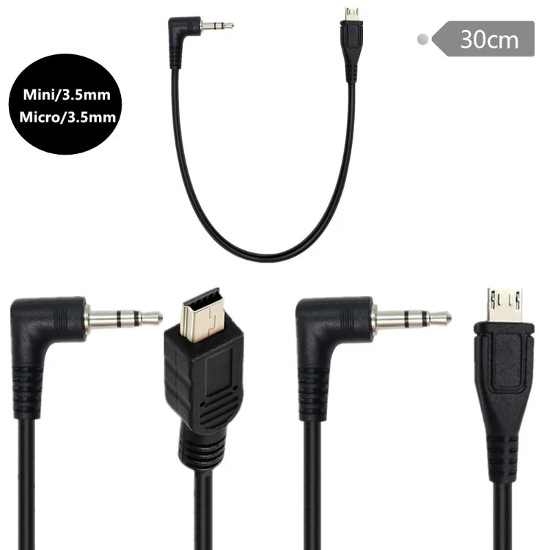 

USB Micro Android Interface To DC3.5 Audio Cable Mini 5P Mini 5P To 3.5mm Cable