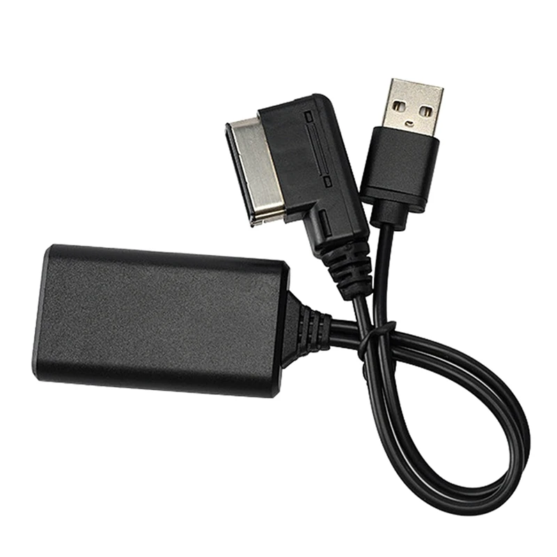 Carro 2-em-1 cabo bluetooth com música de carro usb bluetooth aux cabo de áudio cabo de carregamento de carro para ami mmi 2g substituição