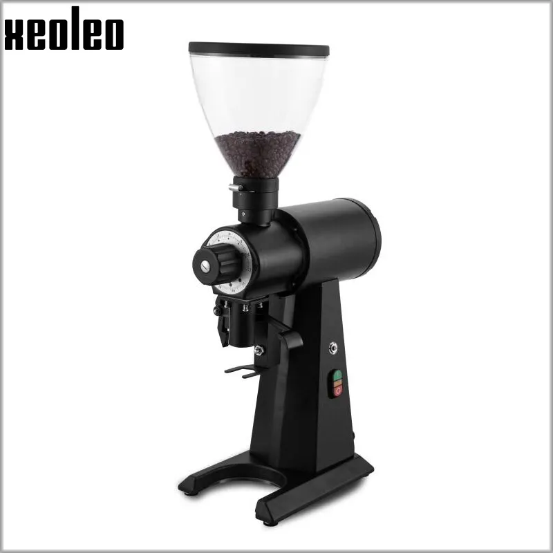 XEOLEO Commercial coffee grinder Electric grinding  maker espresso machine Flat burr milling  1000W 2500rpm