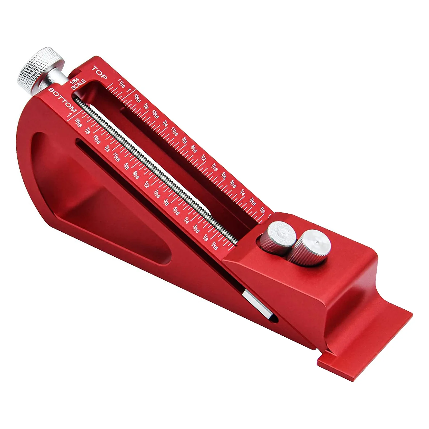 

ABNC-Adjustable Setup Block Height Gauge, Aluminum Precision Woodworking Tools for Router and Table Saw Accessories