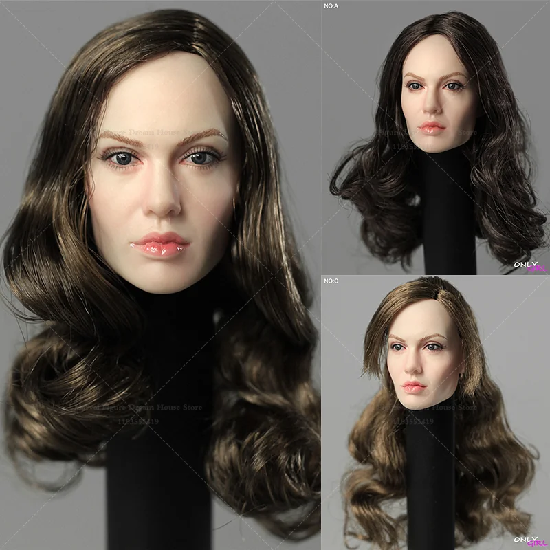 TYLKO KOBIETA 001 A/B/C Skala 1/6 Rzeźba Głowy Sławna Kobieta-Gwiazda Dla 12-calowych Lalek Figurki Akcji Kolekcje Żołnierzy Zabawki Dostępne Od Ręki