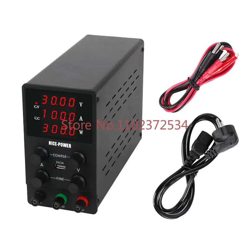 NICE-POWER SPS3010 30V 10A Black Cheap Price Laboratory Adjustable Variable Bench Switching DC Power Supply For Mobile Repair