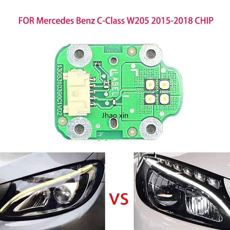 White Light for Mercedes Benz C-Class W205 2015-2018 Car Headlights DRL Chip Ballast Chip Circuit Board Light Source Board Chip