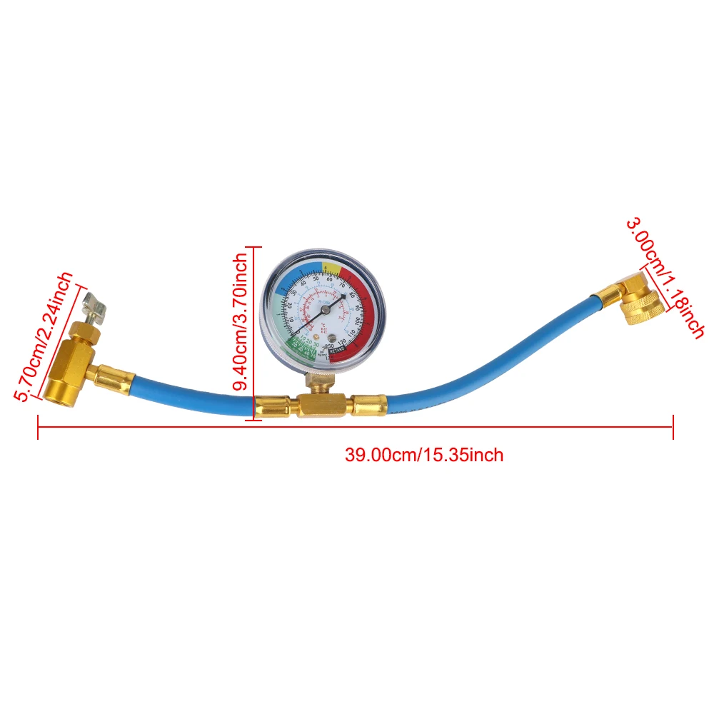 Car Air Conditioner Tools Car Refrigerant Charging Pipe Open Valve Charging Pipe Freon r134a Air Conditioning Recharge Hose