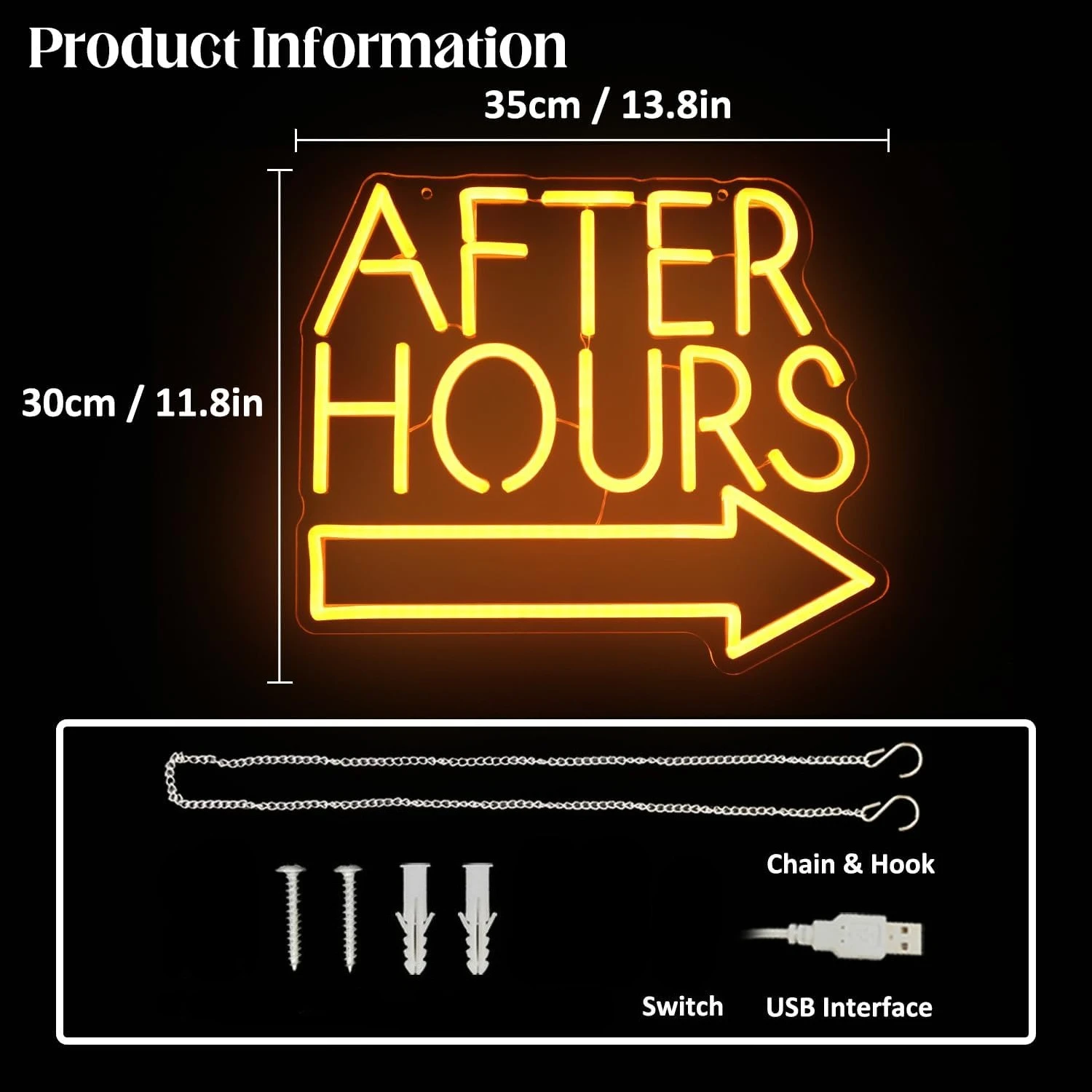 بعد ساعات النيون USB عكس الضوء بار LED ضوء النيون لنادي حانة رجل الكهف بار المرآب ديكور الحفلات علامة الأعمال الجدار ضوء هدية #4