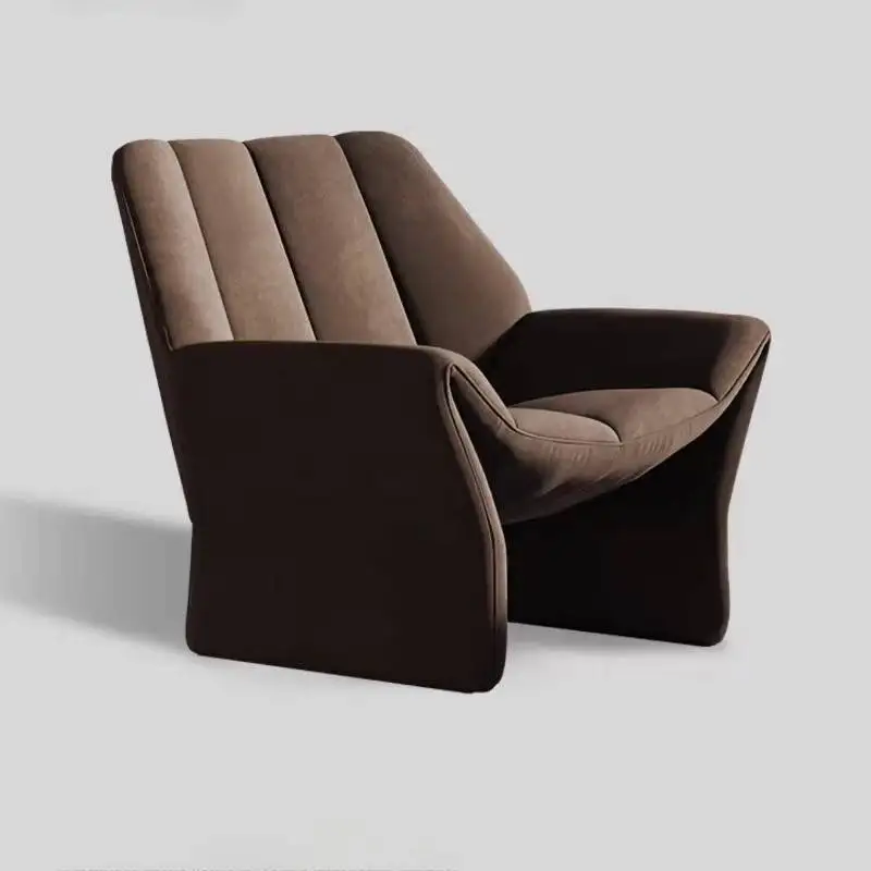 Nordic marrom cadeiras da sala de estar design relaxante luxo designer cadeiras da sala adulto quarto sedie da soggiorno móveis