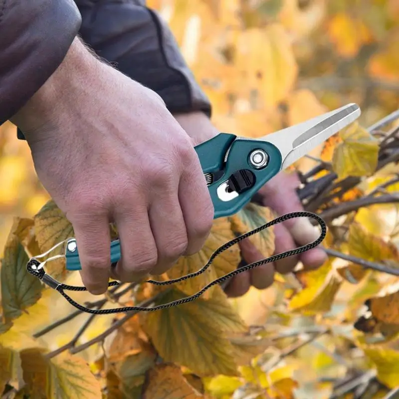 

Garden Clippers Rust Resistant Steel Pruning Shears Heavy Duty Safety Locking Cut Tools For Gardening Plants Bonsai Trees Small
