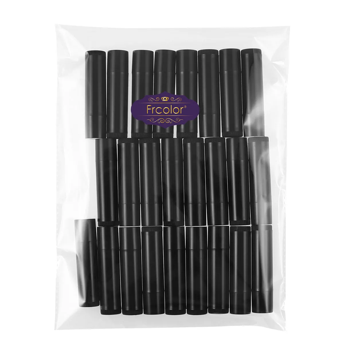 25Pcs Lip Balm Tubes Natural Polypropylene Empty Lipstick Containers with Caps for DIY Craft Storage Transparent