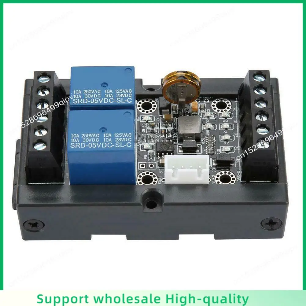 Módulo programável do atraso do relé da placa de controle industrial FX1N-06MR do PLC de ABSF com shell