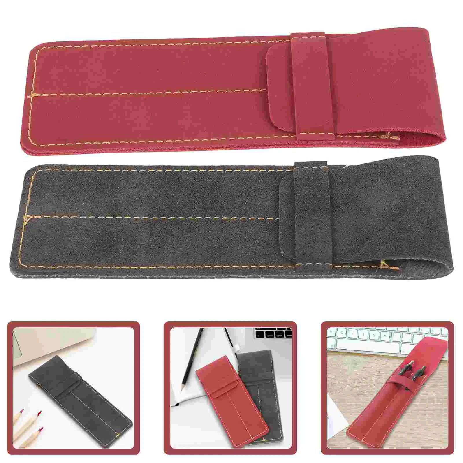 2 шт. европейский и американский чехол для ручек, шариковая точка, двойные коробки, сумка для шариковых ручек с двойным рукавом