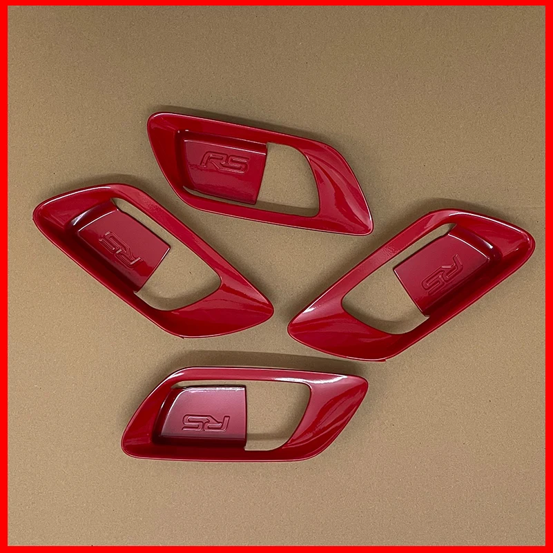 Car Styling For Honda Fit 2015-2017 Door Handle Bowl Cover Cap Trim Sticker Decorative Frame Auto Parts Accessories