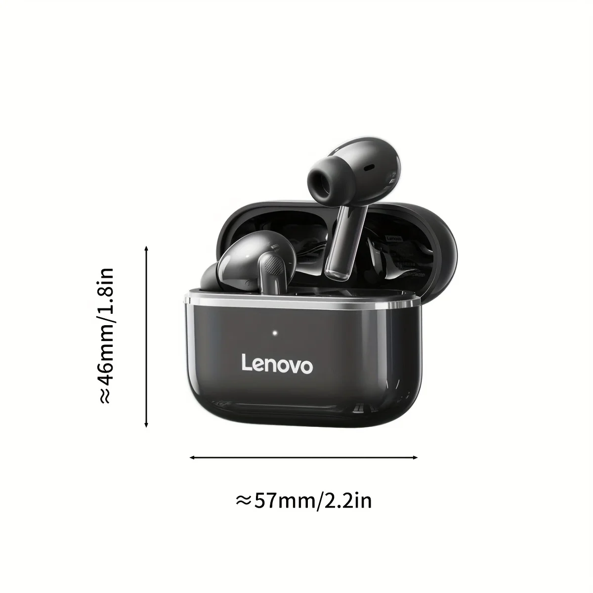 Lenovo Wireless BT5.4 Low Latency Earbuds with Mic Hd Call Noise Reduction Long Standby Earphones Human Ear Design Headphones