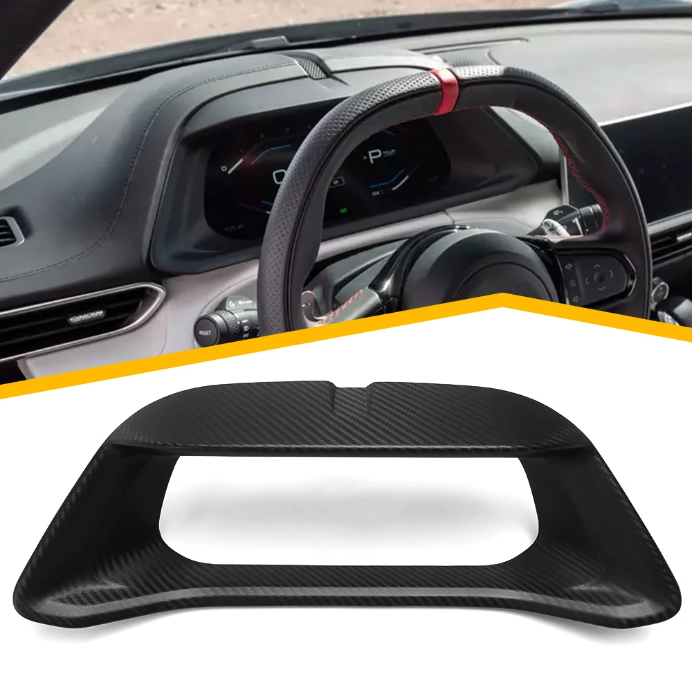 For Lotus Emira 2022 2023 Dashboard Instrument Cluster Speedometer Frame Speedometer Cover Real Carbon Fiber Interior Trim