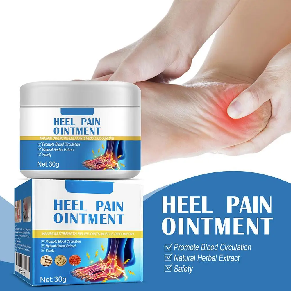 30 g Fußfeuchtigkeitscreme, natürlicher Extrakt, Fußcreme, Fußpflegecreme für trockene, rissige Fersen und Füße, Hautpflege für Männer und Frauen