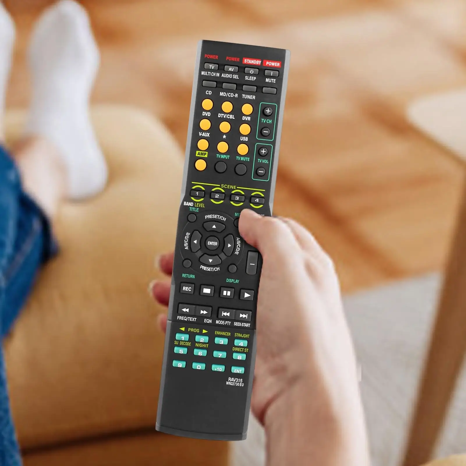 Для HTR-6050 RX-V561 YHT-390 YHT-390BL Av приемник аудио сменный пульт дистанционного управления домашний кинотеатр Av приемник аудио-видео пульт дистанционного управления