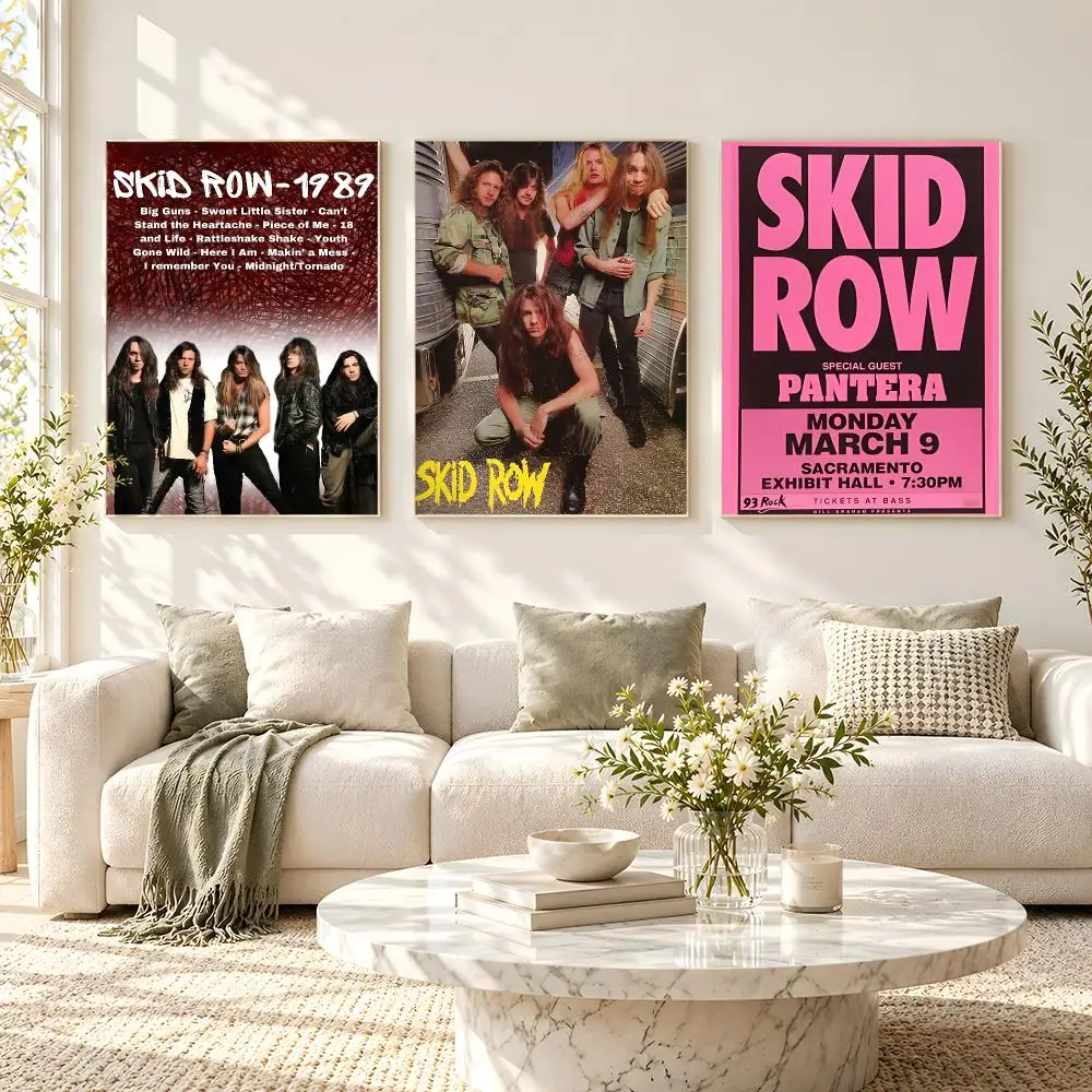 music Skid Row Poster Poster HD Frameless Fresh Natural Style Wall Art Home Decor For Living Room Bedroom Gift