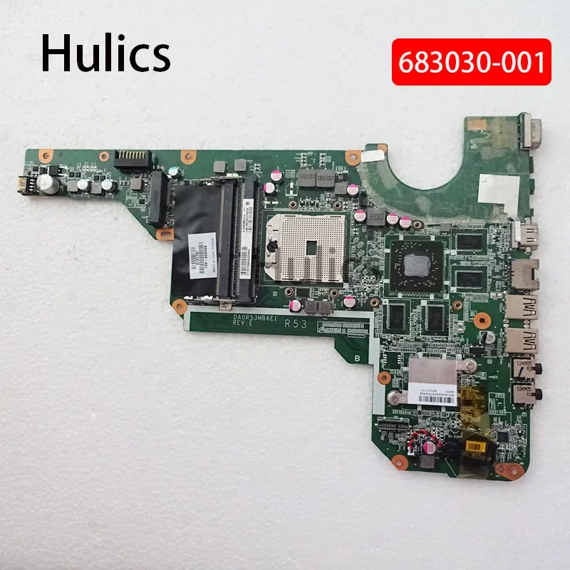 Hulics Used HP PAVILION G4-2000 G6-2000 G7-2000 Motherboard 683030-001 Mainboard DA0R53MB6E0 DA0R53MB6E1 Main Board Free CPU