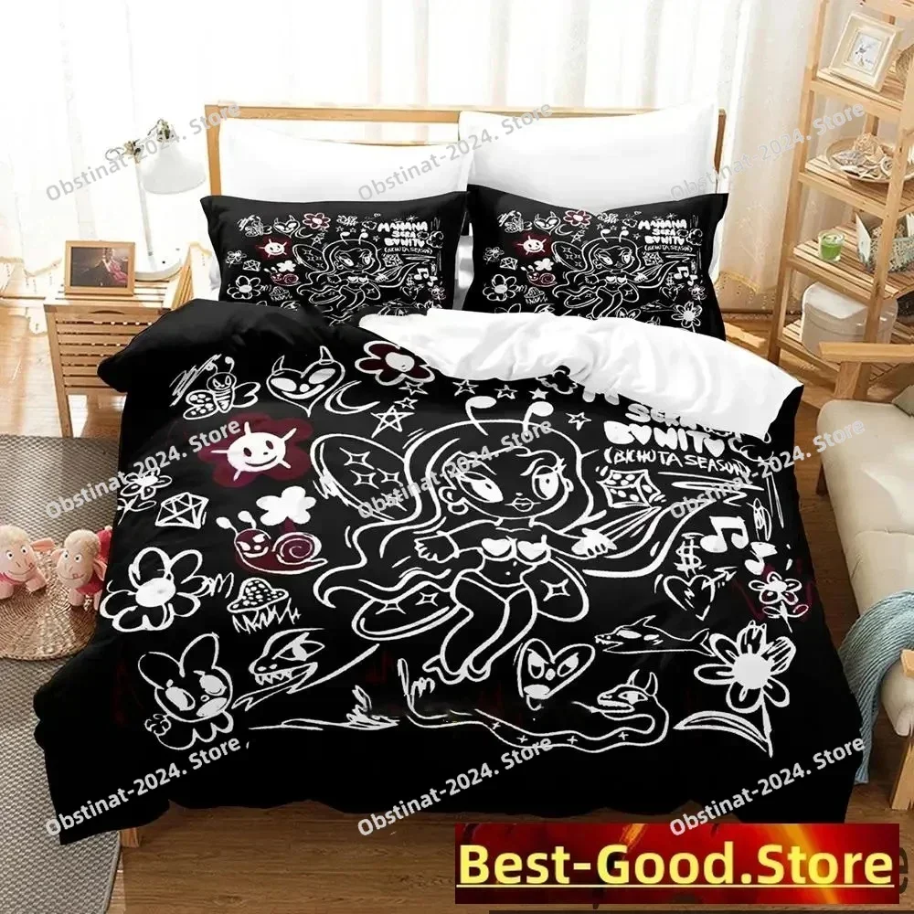 3D Print Karol G Manana Sera Bonito Bichota Bedding Set Printed Comforter Duvet Cover Pillow Case 3 Pieces Sets Kids Adult Size