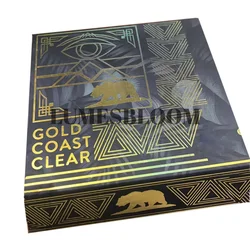 Gift Display Box Empty Gold Coast Bear 1ml Cartridge Storage Box Zkkitlez Ape 510 Threaded Tank Paper Box Customize Packaging