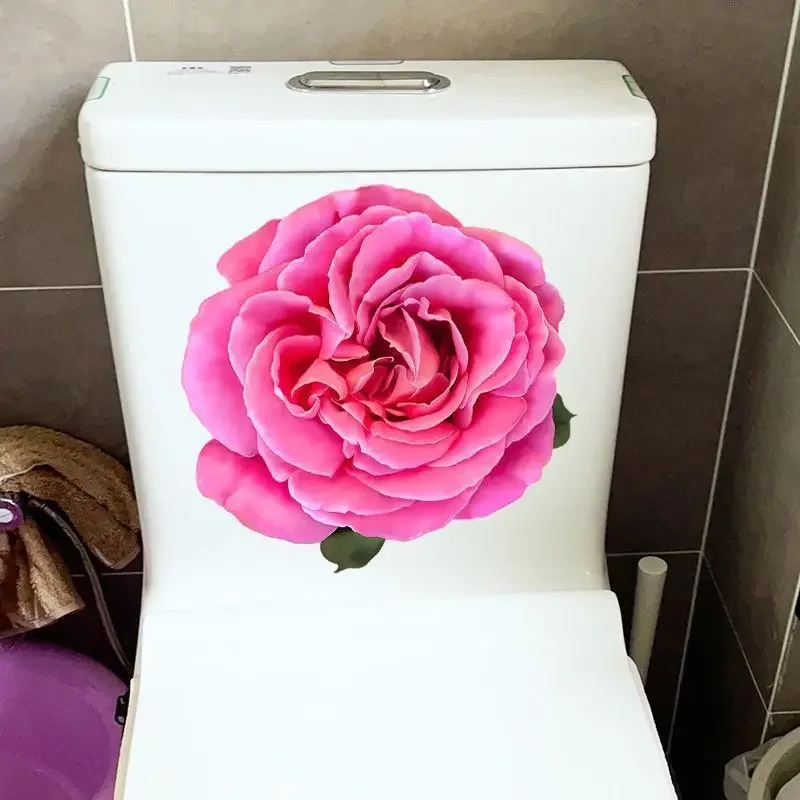 

Creative toilet lid water tank fashionable home bathroom decoration sticker self-adhesive