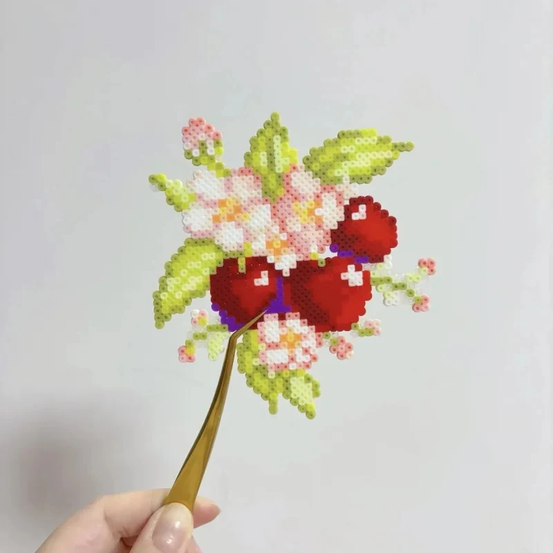 Premium 3000Pcs 2.6mm Hama Perler Fuse Beads Set, Popular Puzzle Bead Painting Supplement Refill Kit, 3D Stereo Creative