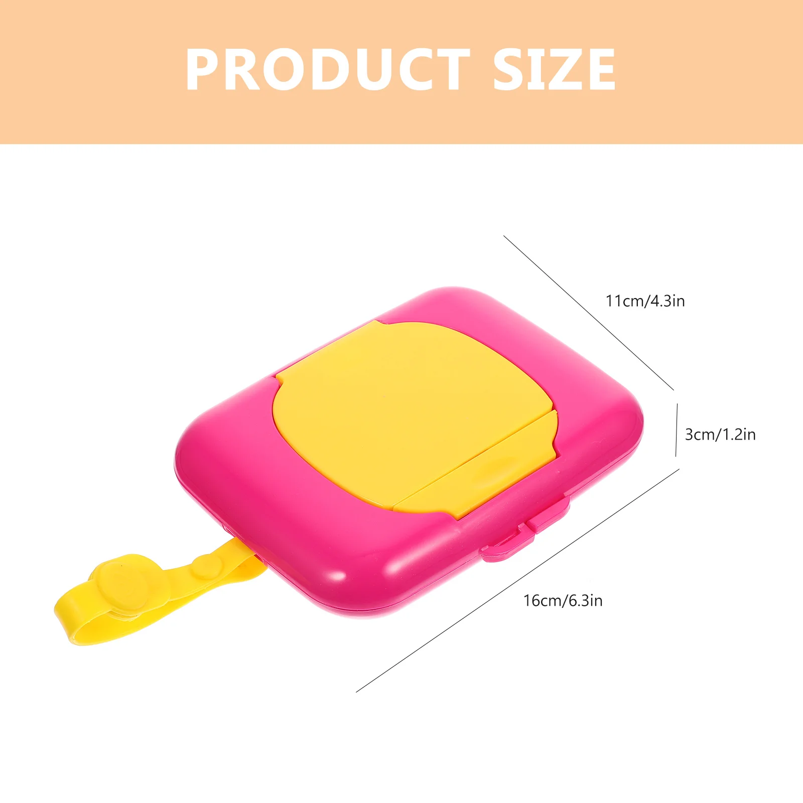 Contenedor de pañuelos húmedos portátil compacto, caja de toallitas duradera para bebé, dispensador de toallitas de viaje para padres e hijos, caja de toallitas de mano para exteriores